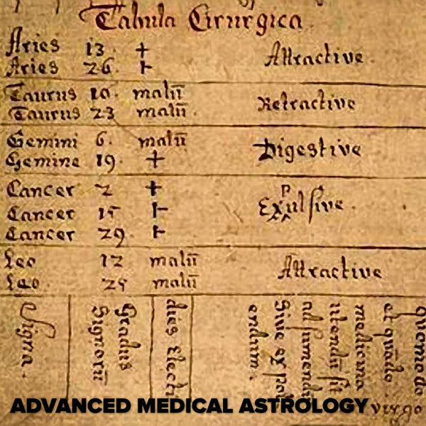 Advanced Studies in Medical Astrology - {produc_type} - James Kelleher Astrology
